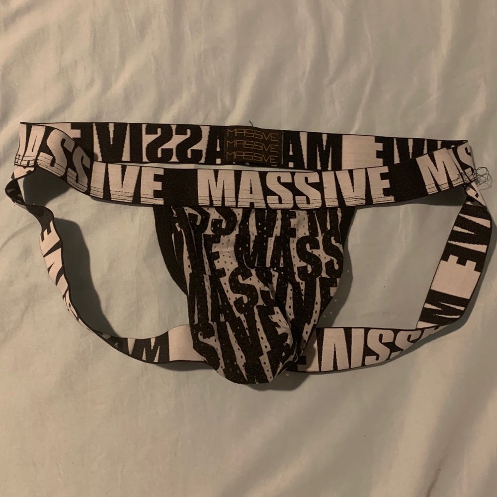 Andrew Christian “Massive” branded Net Jock